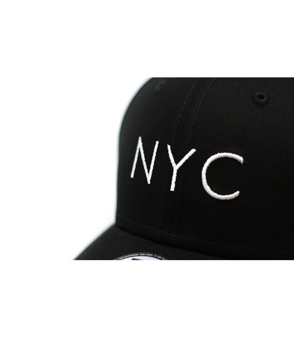 black NYC cap